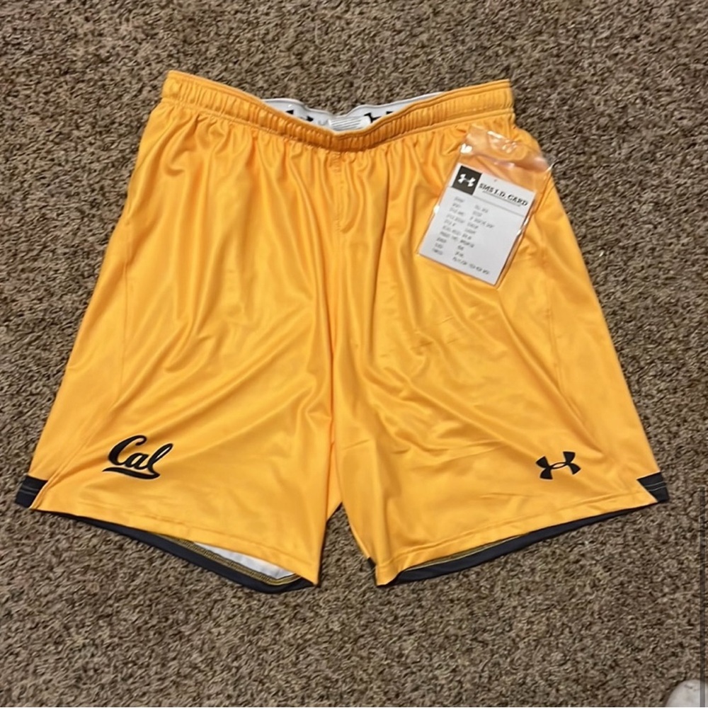 Under Armour Gold Athletic Shorts for Performance